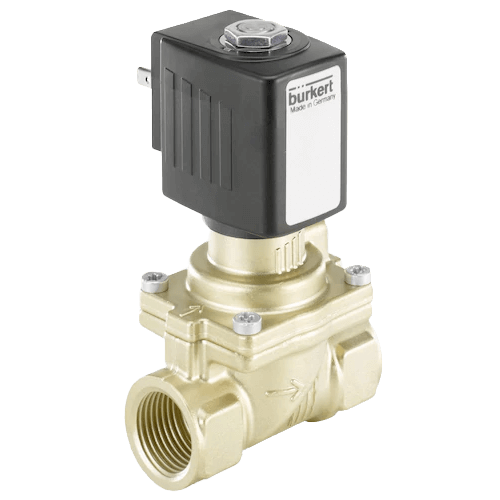 Burkert Servo-Assisted 2/2-Way Diaphragm Valve, 6281EV